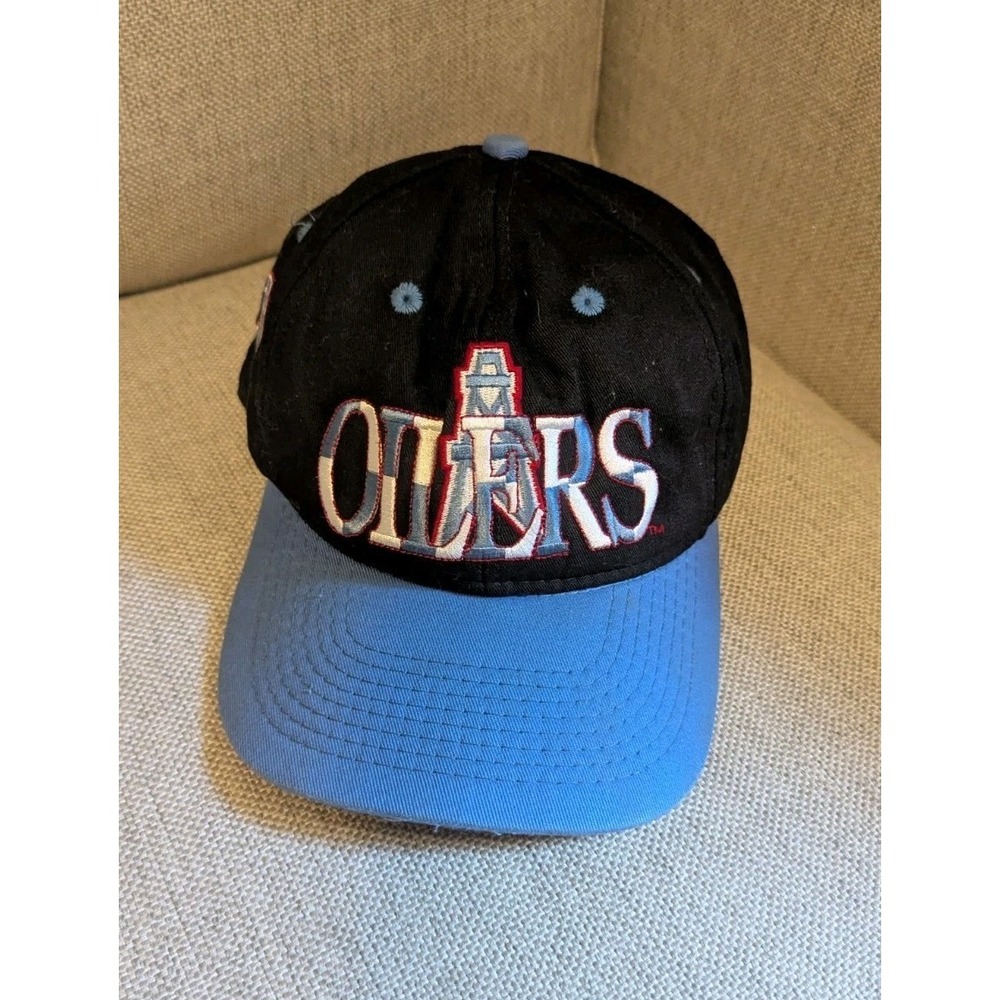 Vintage Houston Oilers NFL‎ Snapback Cap Hat - #1 Apparel Made In USA RARE